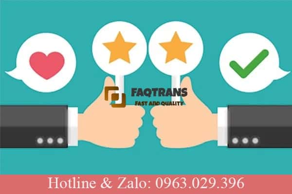 Quyền lợi của khách hàng khi sử dụng dịch vụ tại công ty FAQTrans