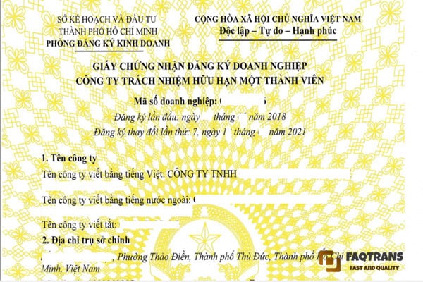 Khi nào cần dịch thuật giấy phép kinh doanh