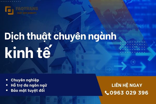 Dịch vụ dịch thuật chuyên ngành kinh tế