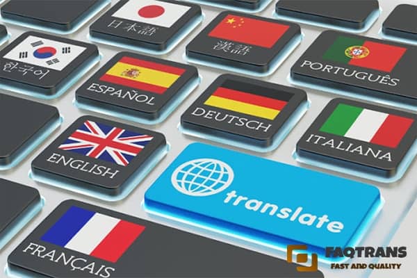 Dịch thuật tài liệu sang nhiều thứ tiếng