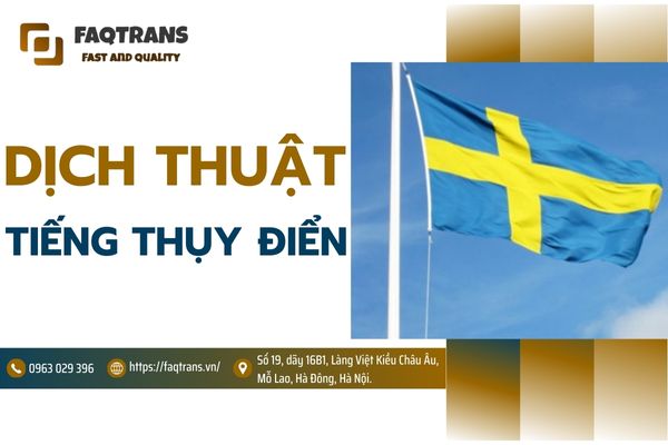 Dịch vụ dịch thuật tiếng Thụy Điển FAQTrans