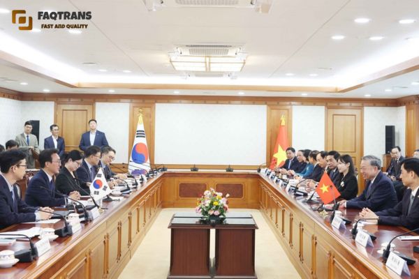 Báo giá dịch vụ phiên dịch tiếng Hàn