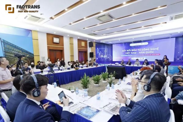 Quy trình cung cấp dịch vụ phiên dịch tiếng Hàn tại FAQTrans