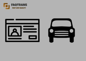 Required documents for driver’s license conversion in Vietnam.