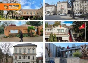 Some embassies of Vietnam in foreign countries